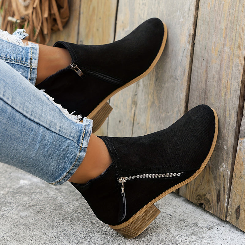 Elegant Comfortable Zipper Shoes