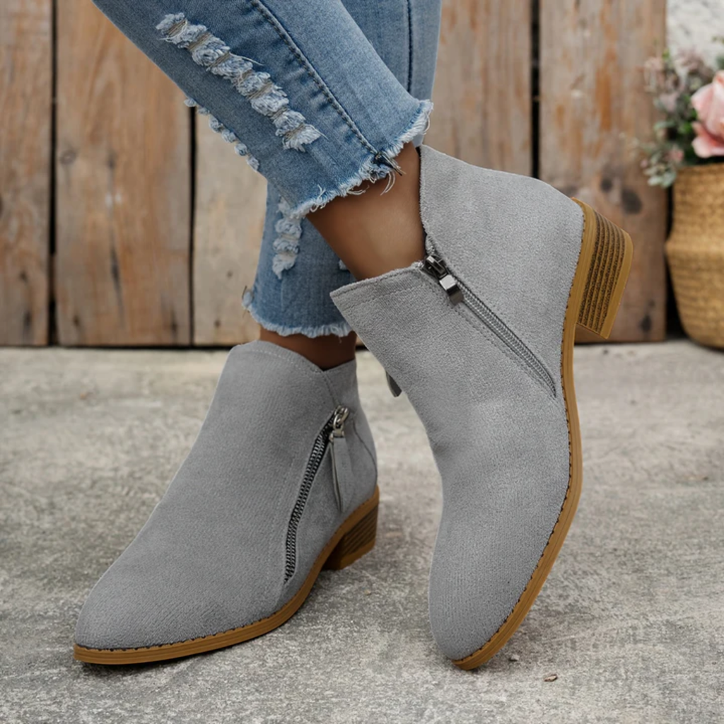 Elegant Comfortable Zipper Shoes