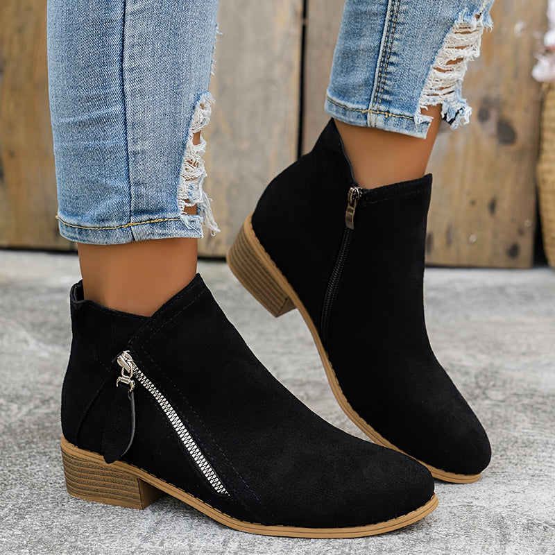 Elegant Comfortable Zipper Shoes