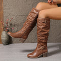 Slouch Buckle Tall Boots