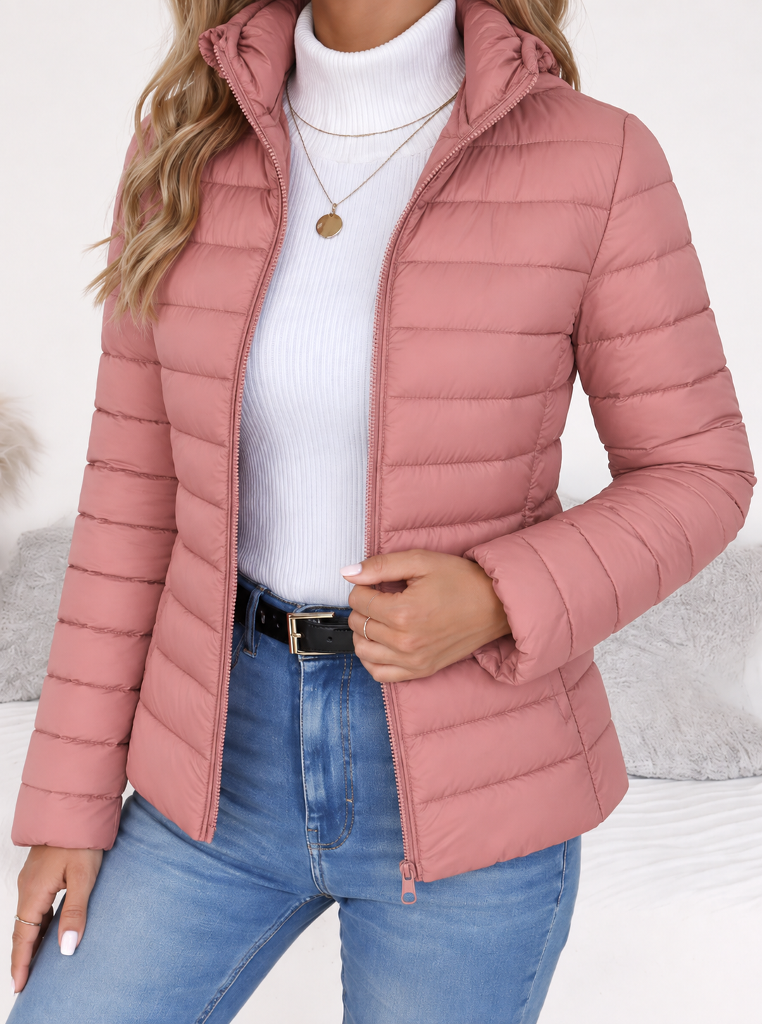 Slim Fit Steppjacke