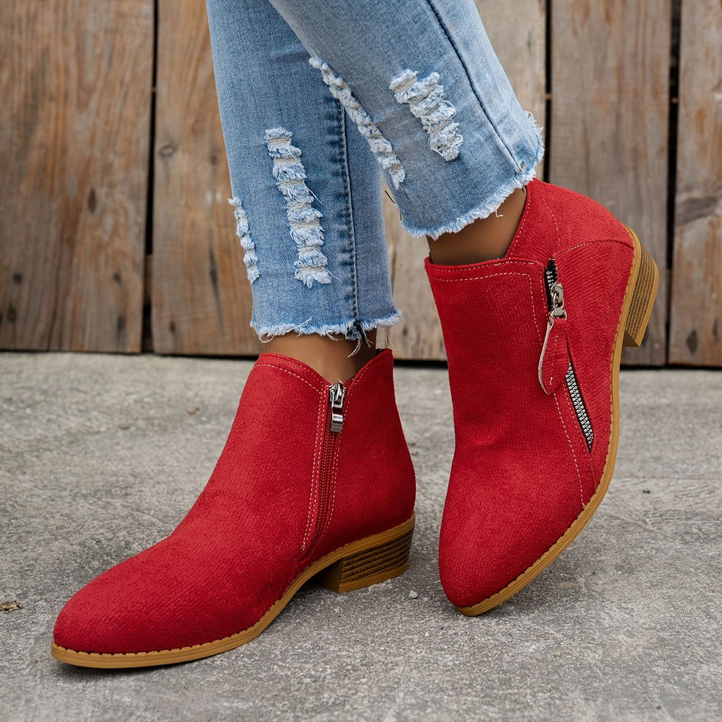 Elegant Comfortable Zipper Shoes