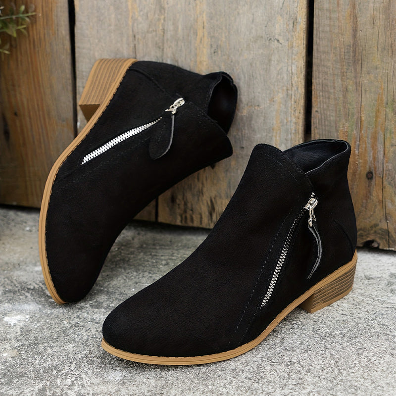 Elegant Comfortable Zipper Shoes
